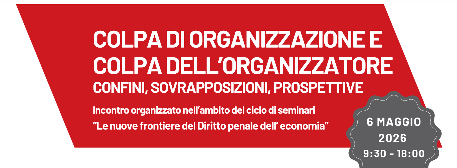 Convegno di diritto penale dell'Economia