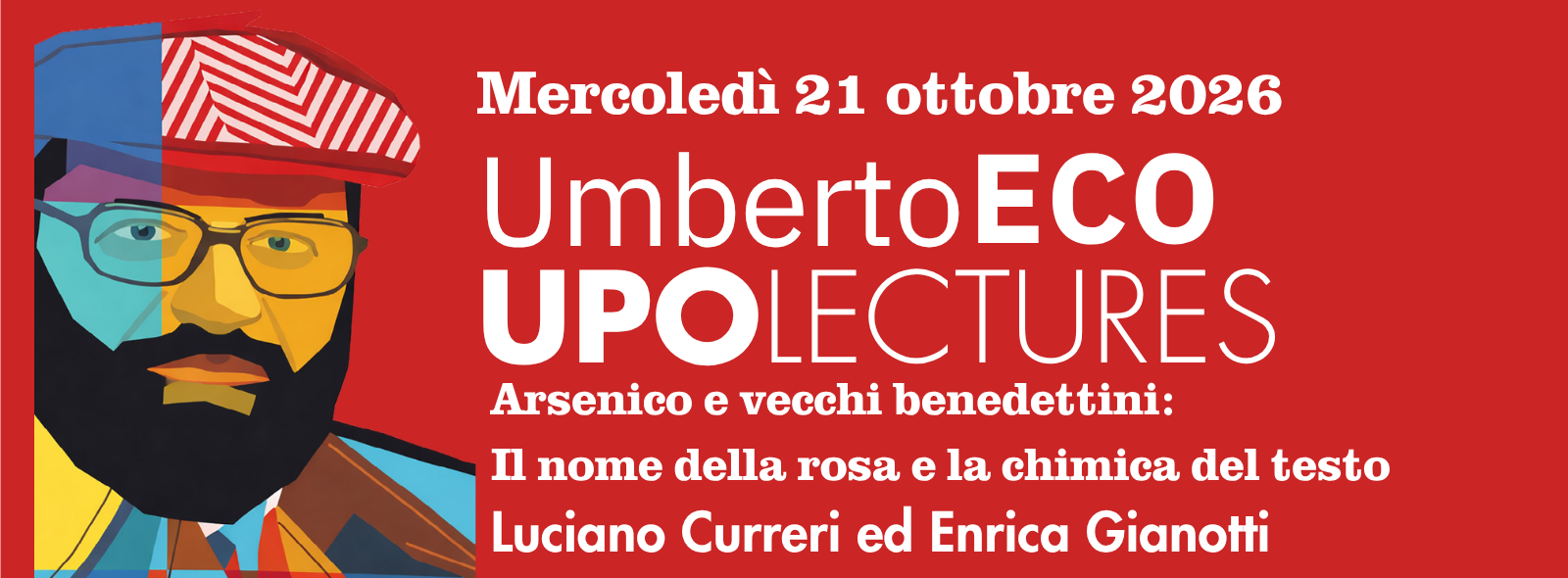 Arsenico e vecchi benedettini: la chimica si intreccia con il testo nella nuova Umberto Eco UPO Lecture su “Il nome della rosa”